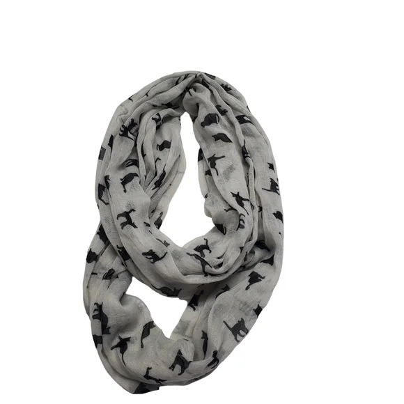 Chatties Cat Infinity Scarves Women's Bundle Of Two 100%Polyester One Size - Picture 15 of 16